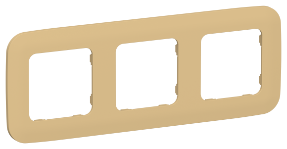 IEK FLITE Рамка 3-местная РУ-3-А-ФлШм шамуа IEK, FI-M32-31-20-K89