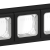 FLITE Рамка 3-местная IP55 Рпро-3-55-ФлЧ черный IEK, FI-M30-32-55-K02