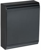 PRIME Корпус пластиковый ЩРН-П-24 модуля навесной черный IP41 IEK, MKP13-N-01-24-41-K02