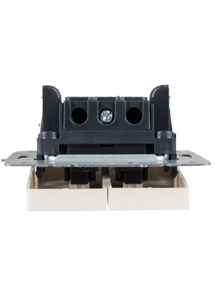 IEK BRITE Выключатель жалюзи 10А ВС10-1-5-БрЖ жемчуг , BR-V15-0-10-K36