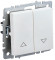 IEK BRITE Выключатель жалюзи 10А ВС10-1-5-БрЖ жемчуг , BR-V15-0-10-K36