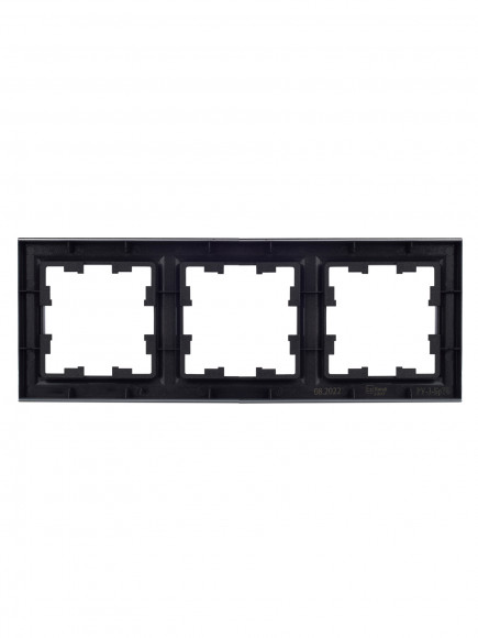 IEK BRITE Рамка 3-местная РУ-3-БрТБ темная бронза , BR-M32-K45