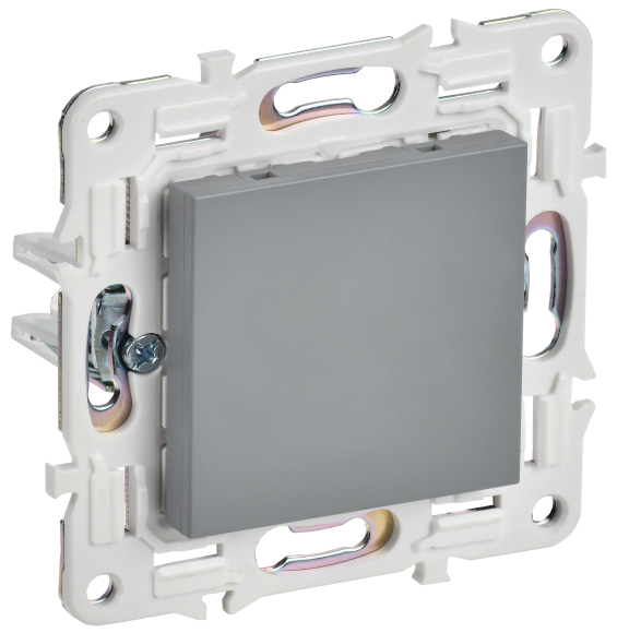 IEK SKANDY Заглушка с суппортом SK-C01Gr серый , SK-PL10-K03