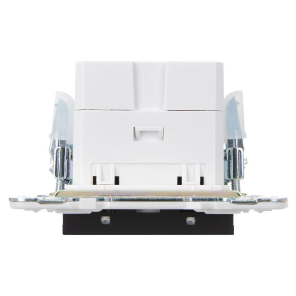 IEK SKANDY Розетка USB A+C 18Вт SK-R13Bl черный , SK-U22-018-K02