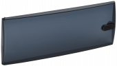 TEKFOR Дверца для корпуса пластикового ЩРН(В)-П-12 IP41 черная прозрачная IEK, TF-KP12D-DV-12-K02