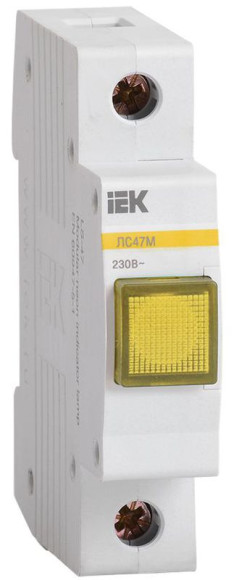 IEK Сигнальная лампа ЛС-47М (желтая) (матрица) IEK, MLS20-230-K05