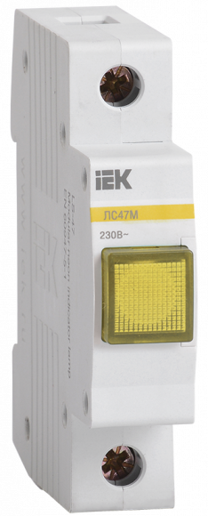 IEK Сигнальная лампа ЛС-47М (желтая) (матрица) IEK, MLS20-230-K05