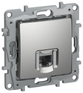 IEKETIKA Розетка компьютерная RJ45 категория 6 UTP 6724531 алюминий IEK