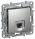IEK IEKETIKA Розетка компьютерная RJ45 категория 6 UTP 6724531 алюминий IEK