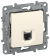 IEK IEKETIKA Розетка компьютерная RJ45 категория 6 UTP 6723531 слоновая кость IEK