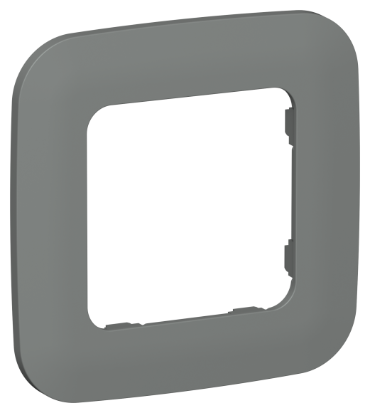 IEK FLITE Рамка 1-местная РУ-1-А-ФлМА мокрый асфальт IEK, FI-M12-31-20-K80