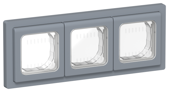 IEK FLITE Рамка 3-местная IP55 Рпро-3-55-ФлМ маренго IEK, FI-M30-32-55-K35