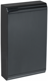 PRIME Корпус пластиковый ЩРН-П-36 модулей навесной черный IP41 IEK, MKP13-N-01-36-41-K02