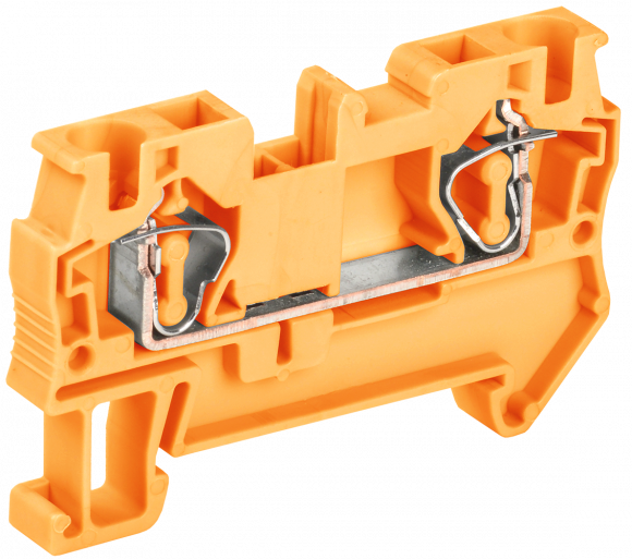 IEK Клемма пружинная КПИ 2в-4 41А оранжевый IEK, YZN11-004-K09