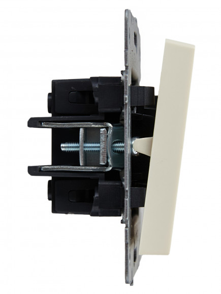 IEK BRITE Выключатель жалюзи 10А ВС10-1-5-БрКр бежевый , BR-V15-0-10-K10