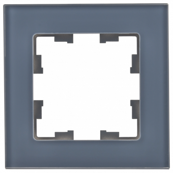 IEK BRITE Рамка 1-местная РУ-1-2-Бр стекло маренго матовый , BR-M12-G-31-K35