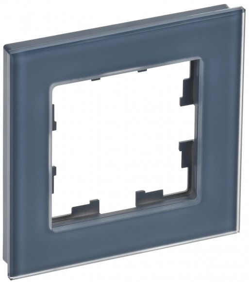 IEK BRITE Рамка 1-местная РУ-1-2-Бр стекло маренго матовый IEK, BR-M12-G-31-K35
