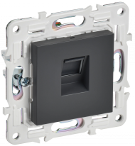 SKANDY Розетка компьютерная RJ45 кат.5E SK-K01T титан , SK-K10-1-K48