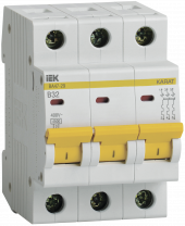 KARAT Автоматический выключатель ВА47-29 3P B 32А 4,5кА IEK, MVA20-3-032-B