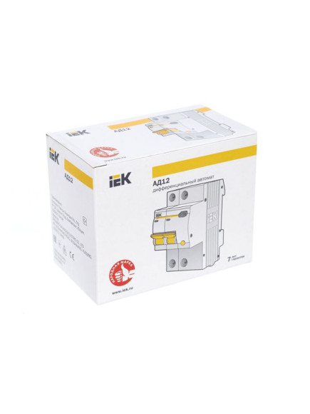 IEK KARAT Дифференциальный автомат АД12 2P 40А 300мА тип AC IEK, MAD10-2-040-C-300