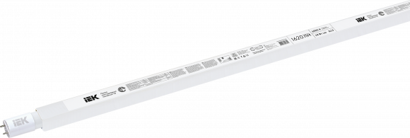 IEK Лампа светодиодная T8 линейная 18Вт 230В 6500К 1200мм G13 IEK, LLE-T8-18-230-65-G13