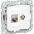 FLITE Розетка 2-местная RJ45/TV категория 6 STP РКТВ6-2-1-ФлБ белый IEK, FI-AK21-2-K01