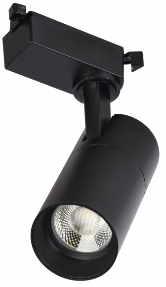 IEK LIGHTING Светильник светодиодный трековый ДТО 1301 10Вт 4000К однофазный 24град черный IEK, LT-DSO0-1301-10-40-K02