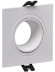 IEK LIGHTING Светильник 4101 встраиваемый под лампу MR16 квадрат пластиковый белый IEK, LT-UVB0-4101-GU05-1-K01
