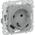 FLITE Розетка 1-местная с заземлением с защитными шторками 16А с USB A+C 20Вт безвинтовое крепление РСЮшс11-1-ФлС серый IEK, FI-R14-16-1-U22-020-K03