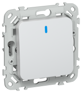 FLITE Выключатель 1-клавишный проходной с индикацией 10А ВС61-1-1-ФлЖ жемчуг IEK, FI-V12-1-10-1-K36