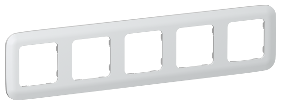 IEK FLITE Рамка 5-местная РУ-5-А-ФлЖ жемчуг IEK, FI-M52-31-20-K36