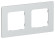 IEK FLITE Рамка 2-местная РУ-2-К-ФлЖ жемчуг IEK, FI-M22-32-20-K36, Classic