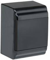 PRIME Корпус пластиковый ЩРН-П-4 модуля навесной черный IP41 IEK, MKP13-N-01-04-41-K02
