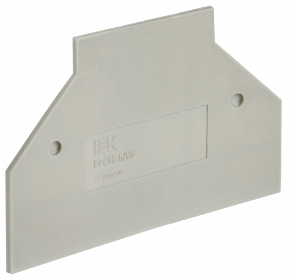 IEK Разделитель для колодки клеммной CTS малый 6/10мм2 серый IEK, YCT10-00-K03-006-PP