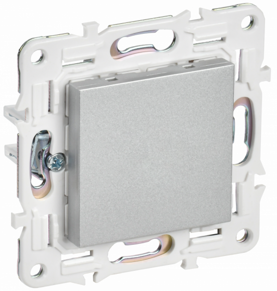 IEK SKANDY Заглушка с суппортом SK-C01S серебряный IEK, SK-PL10-K23