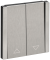 IEK FORTE&PIANO Выключатель жалюзи 10А FP711M металл никель IEK, FP-V15-0-10-1-M-K50