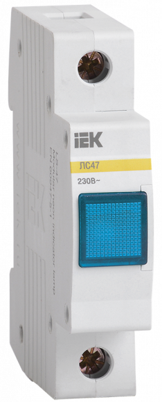 IEK Сигнальная лампа ЛС-47 (синяя) (неон) IEK, MLS10-230-K07