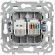 IEK FLITE Розетка 2-местная RJ45/RJ11 категория 5Е/3 UTP РКТ5е/3-2-0-ФлБ белый IEK, FI-KT22-1-K01