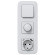 IEK FLITE Розетка 1-местная с заземлением с защитными шторками 16А с USB A+C 20Вт РСЮшс11-0-ФлЖ жемчуг IEK, FI-R14-16-U22-020-K36