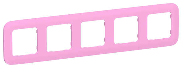IEK FLITE Рамка 5-местная РУ-5-А-ФлПр пурпурный IEK, FI-M52-31-20-K99
