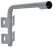 IEK LIGHTING Кронштейн КР-2 D=48мм L=500мм под монтажную ленту 2 хомута серый IEK, LT-DKU0D-CR-48-50-22-K03