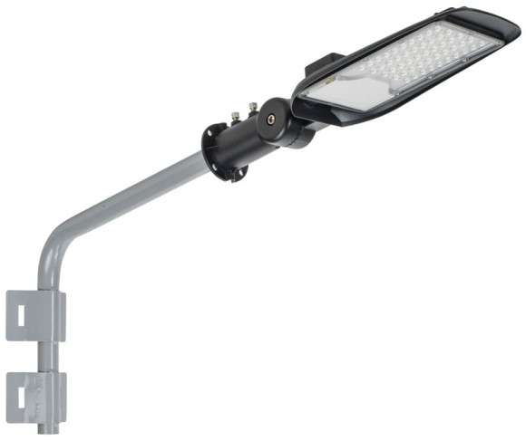 IEK LIGHTING Кронштейн КР-2 D=48мм L=500мм под монтажную ленту 2 хомута серый IEK, LT-DKU0D-CR-48-50-22-K03