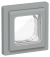 IEK FLITE Рамка 1-местная IP55 Рпро-1-55-ФлС серый IEK, FI-M10-32-55-K03