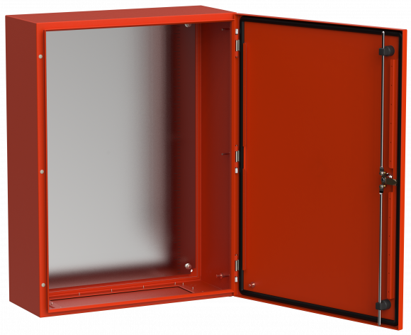 IEK TITAN 5 Корпус металлический ЩМП-80.60.30 УХЛ1 IP66 RAL3020 красный IEK, TI5-13-N-080-060-030-66
