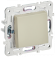 IEK SKANDY Выключатель 1-клавишный проходной 10А SK-V02Sa песочный , SK-V12-0-10-K98
