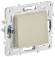 IEK SKANDY Выключатель 1-клавишный проходной 10А SK-V02Sa песочный , SK-V12-0-10-K98