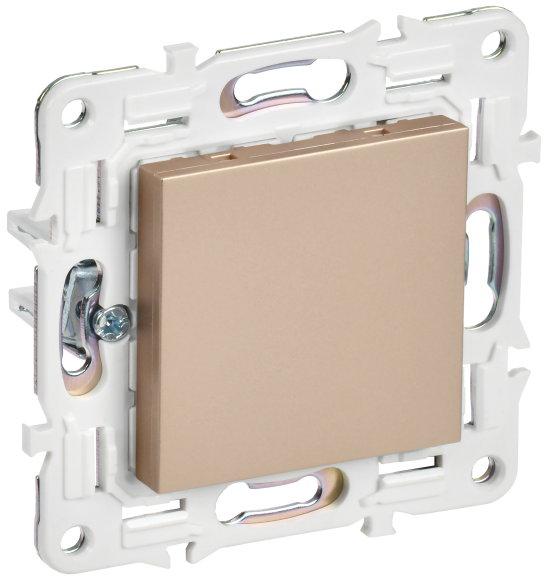 IEK SKANDY Заглушка с суппортом SK-C01Sa песочный , SK-PL10-K98