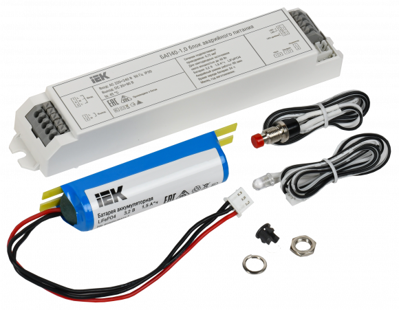 IEK Блок аварийного питания БАП40-1,0 для LED IEK, LLVPOD-EPK-40-1H