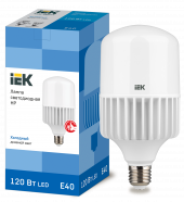 Комплект ПРОМО Лампа LED HP 120Вт 6500К E40 (LLE-HP-120-230-65-E40 ) с патроном подвесным керамическим Пкр40-16-К43 (EPC30-04-01-K01) IEK, LLE-HP-120-65-E40-EPC30
