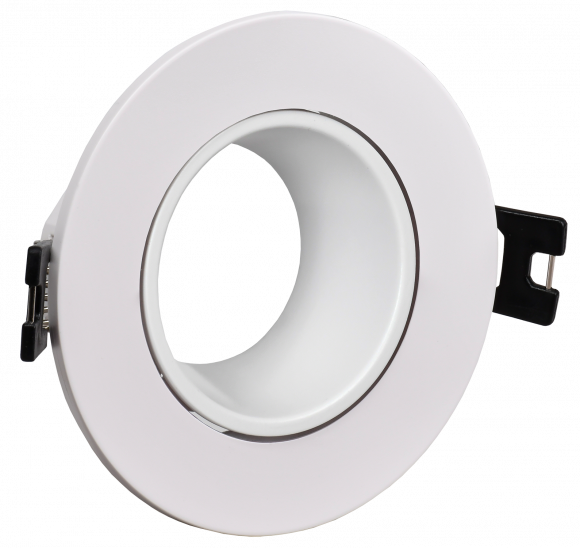 IEK LIGHTING Светильник 4104 встраиваемый под лампу MR16 круг пластиковый белый IEK, LT-UVB0-4104-GU05-1-K01